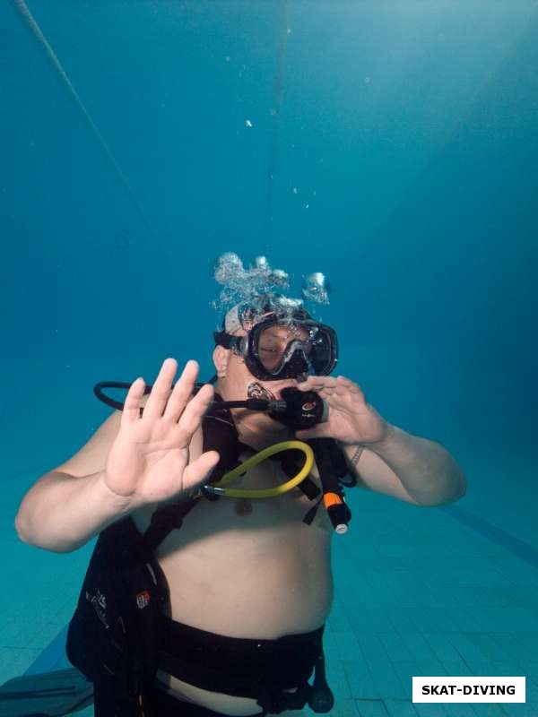 Грошев Дмитрий, подводный привет будущим интродайверам
