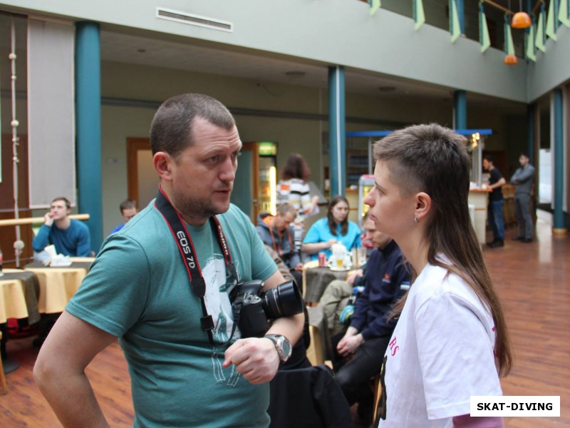 Рылов Денис, Ольшевская Мария, всегда есть о чем спросить опытного товарища
