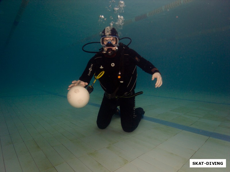 Гегеле Данила, баскетбол под водой несколько отличается от традиционного