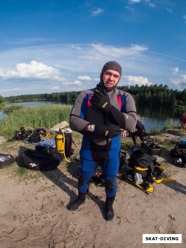 Быченков Дмитрий, наличие в компании rescue дайвера всегда успокаивает и укрепляет подводный коллектив