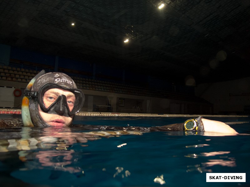 Мармылев Александр, попытка сдачи статики на глубине засчитана, 2 минуты 39 секунд