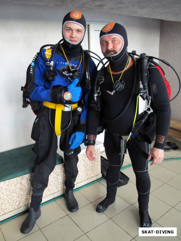 Зеленев Максим, Зеленев Андрей, вот уже второй год отец и сын развивают свои подводные навыки в клубе СКАТ
