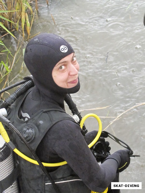 Заброцкая Лариса, отправляется защищать статус «Open Water Diver IANTD»