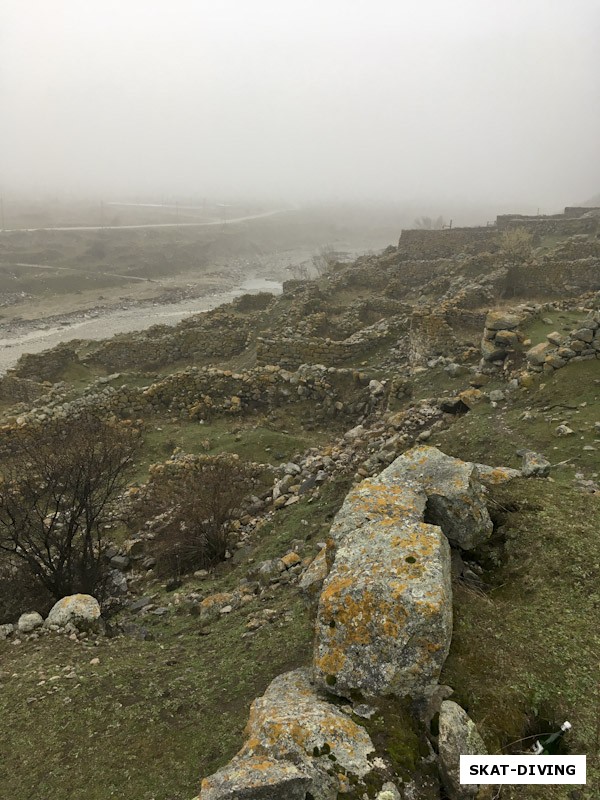 Вид на остов каменного города