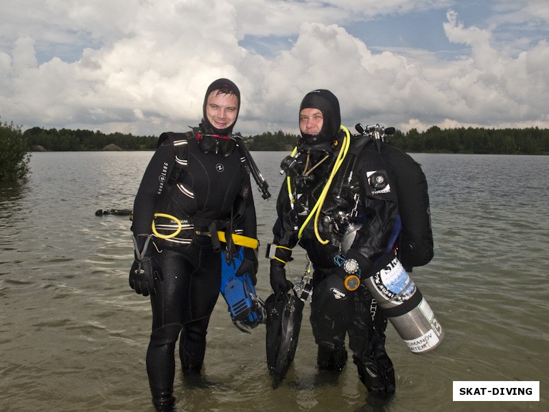 Растворов Антон, Быченков Дмитрий, после серии погружений следовал небольшой перерыв, чтобы потом снова отправиться под воду
