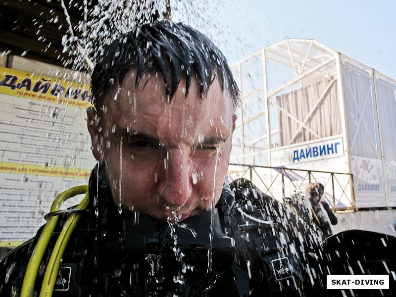 Федорук Дмитрий, сделал свои первые шаги под воду как подводный охотник, теперь начинает понимать и вкус дайвинга