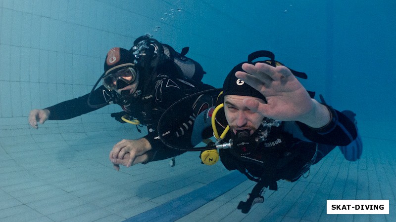 Павлючков Иван, Алексеев Артем, еще один обязательный и крайне важный навык - умение обходится под водой без маски