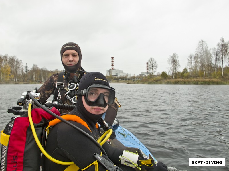Федорук Дмитрий, Азаркин Юрий, подъем на лодке вверх по каналу «ПДУ», чтобы потом вместе с потоком воды вернуться к лагерю