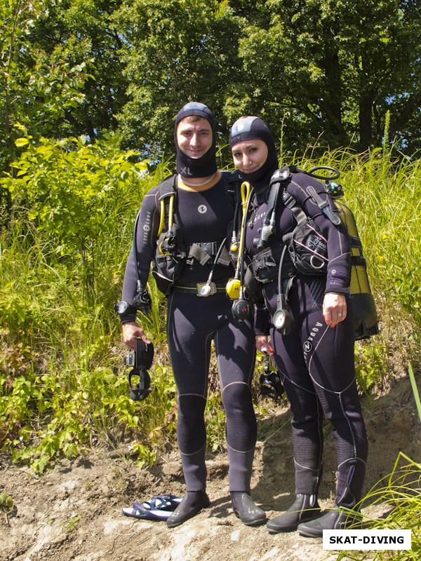 Дынин Роман, Иванова Анна, как приятно видеть увлекшихся подводным миром новичков, старающихся не пропускать ни одного клубного выезда