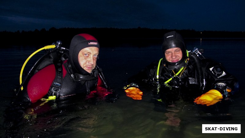 Мармылев Александр, Быченков Дмитрий, с приходом ночи из водоема начали выходить они, зашедшие ещё посветлу