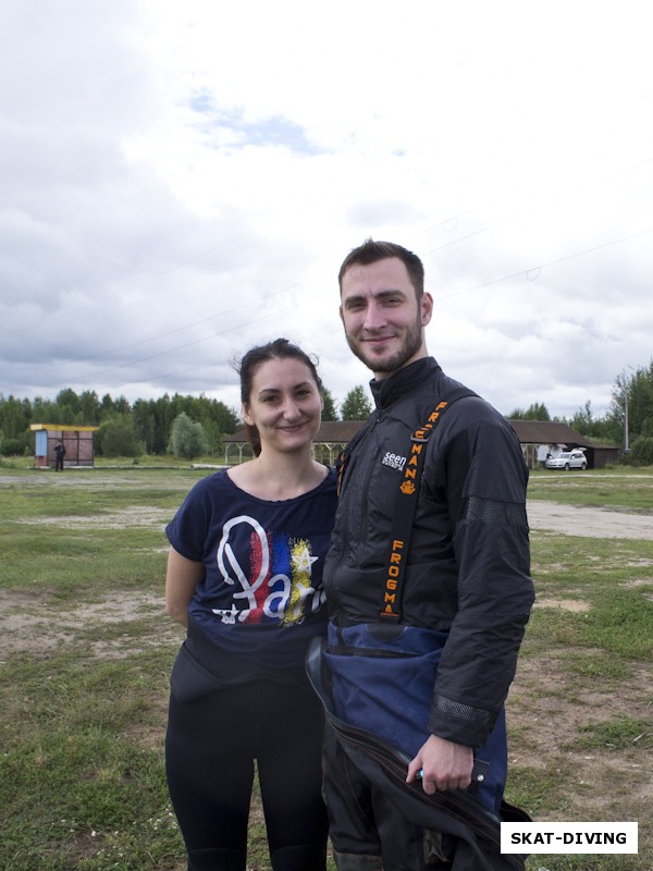 Иванова Анна, Дынин Роман, продолжают активные тренировки для сдачи экзамена AOWD