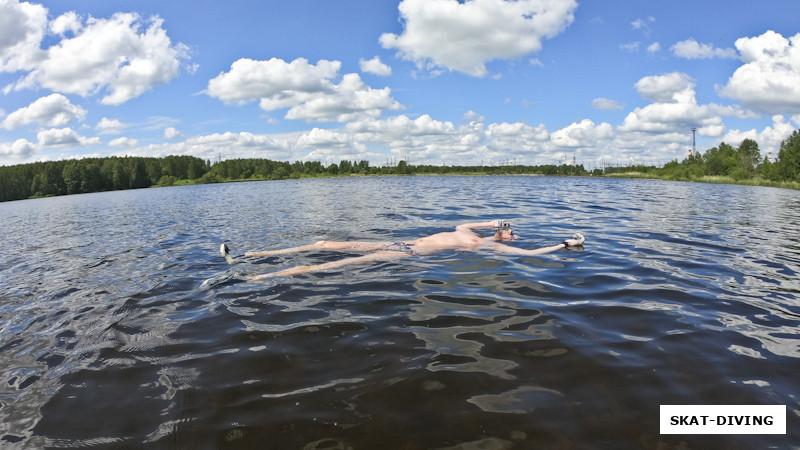 Федорук Дмитрий, а вы умеете так отдыхать на поверхности воды?