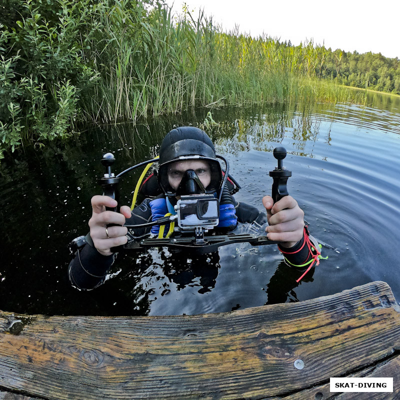 Чмутов Сергей, обзавелся правильной техникой для съемки под водой, осталось научиться этим пользоваться