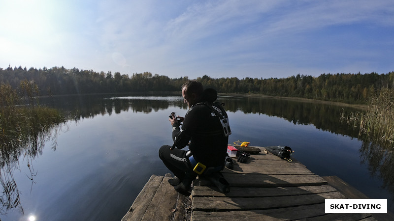 Володькин Сергей, Круглое озеро - один из самых живописных водоемов около Брянска