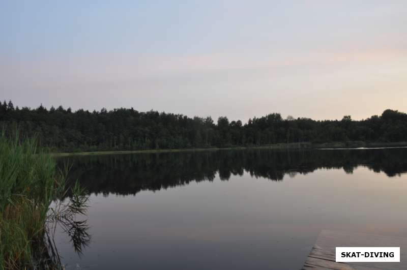 Круглое озеро в Брянской области