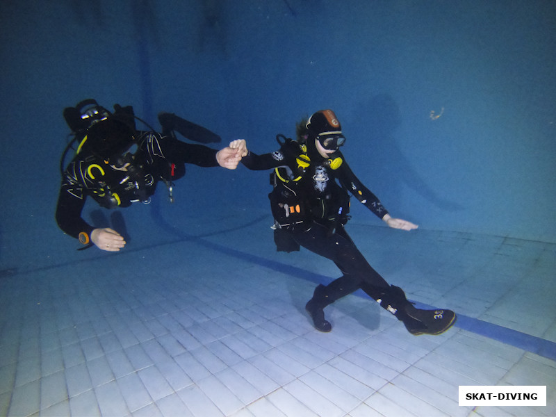 Оказывается, самое сложное под водой - ходить!
