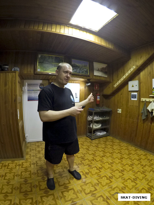Быченков Дмитрий, брифинг по практическому экзамену под водой