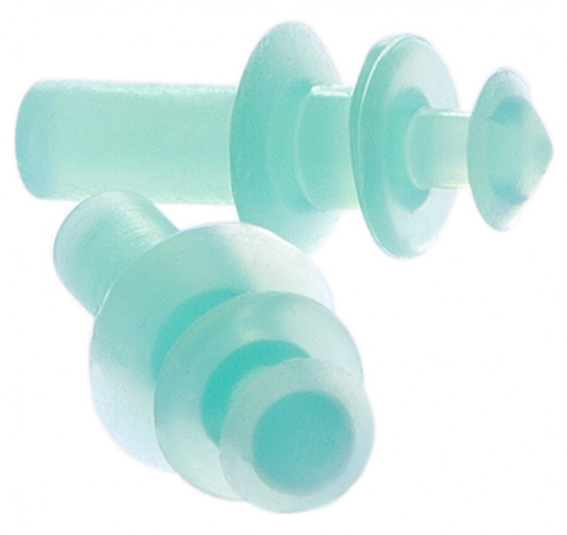 Беруши плавательные «EAR PLUGS» резиновые, зеленые