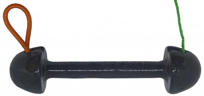 Свинцовая основа «Косточка» с полимерным покрытием, размер 14х3см
