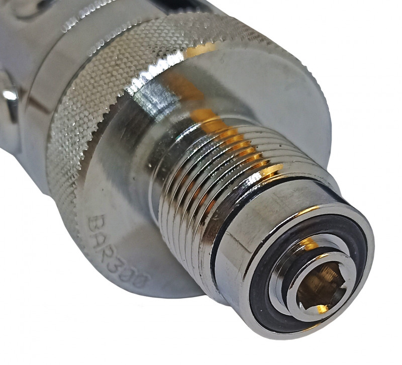 О-ринг вставляется в металлический желоб первой ступени «DIN» регулятора и обеспечивает герметичность соединения с вентилем баллона
