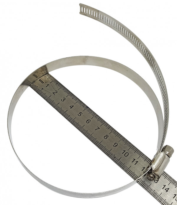 Минимальный диаметр хомута - 12см