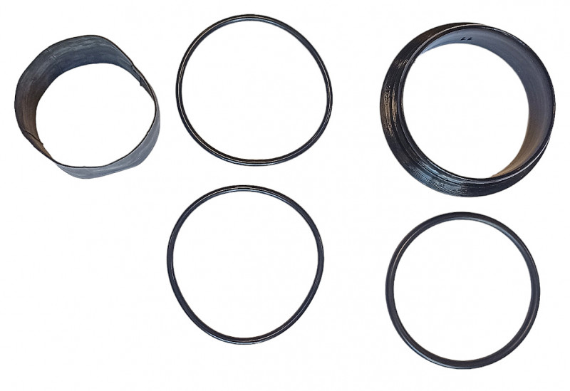 Комплект костюмной части: пластиковое кольцо, три резиновых оринга (прижимные и герметизирующий), резиновая накладка