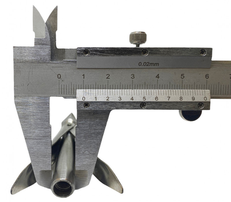 Диаметр остова наконечника - 1см
