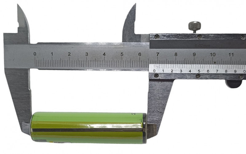 Длина корпуса аккумулятора - 68мм