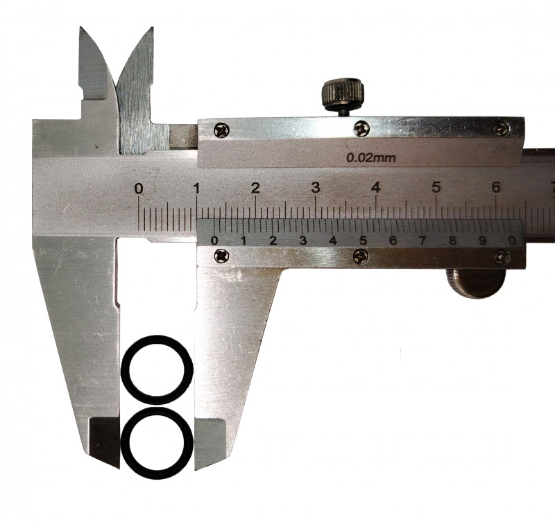 О-ринг внешним диаметром около 1.3см - 2шт.