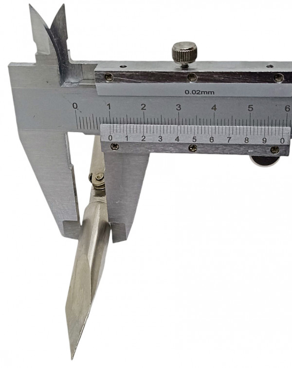 Максимальный диаметр головы - 1см.