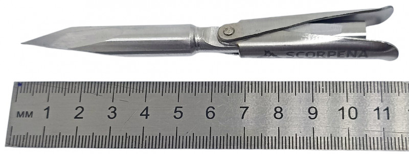 Общая длина наконечника - 11.5см.