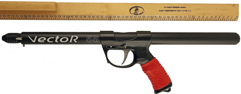 Данное ружье заявлено производителем как VECTOR 55 и имеем схожую длину ресивера в сантиметрах.