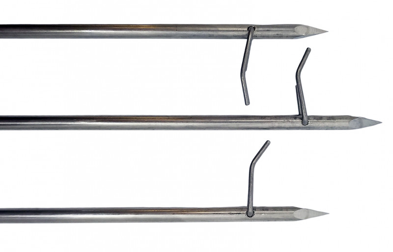 Максимальный угол раскрытия лепестков примерно 90 градусов. Крепление дает возможность надежно удержать рыбу, но при этом не выгнуться в обратную сторону.