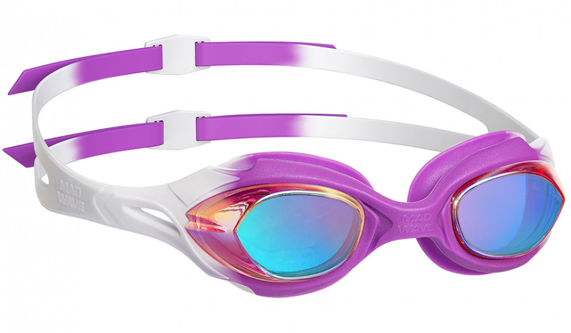 Детско-юниорские плавательные очки «ROCKET RAINBOW» - удобный вариант для повседневных тренировок и отдыха. Линзы с радужным антибликовым эффектом защищают глаза от ультрафиолета, а покрытие от запотевания Антифог препятствует конденсации влаги на линзах.