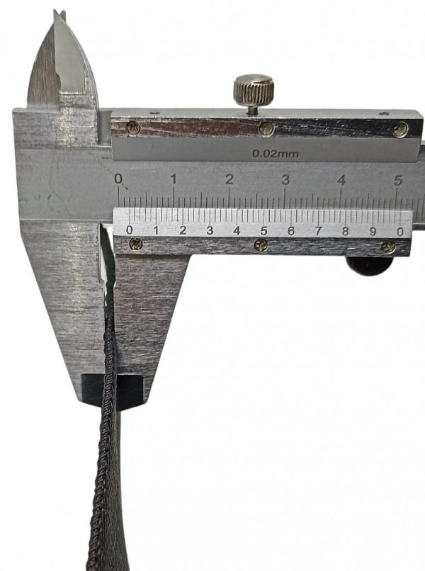 Толщина пояса примерно - 2мм.