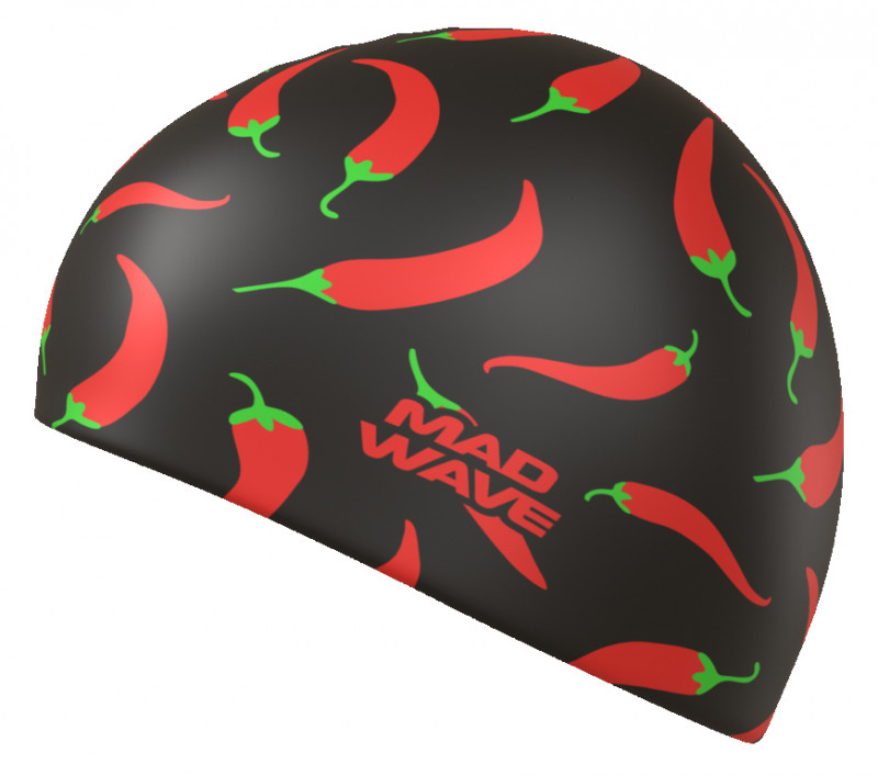 Шапка хорошо тянется, плотно облегает голову, не электризует и не тянет волосы, предотвращая их попадание в глаза и под детали очков или купальника. Универсальный размер шапочки подходит и взрослым, и детям.