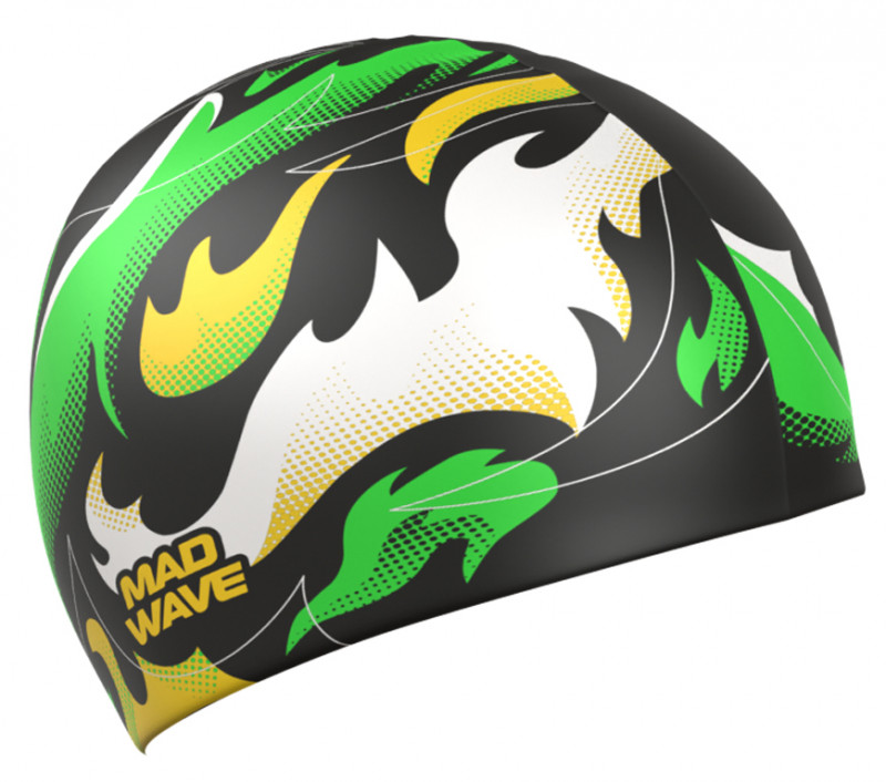 Изготовлена из высококачественного силикона. Он приятен на ощупь и практически не пропускает воду, не вызывает раздражения кожи (если, конечно, вы не тот самый крайне редкий случай аллергиков на силикон), поэтому шапочка идеально подходит для регулярных тренировок.