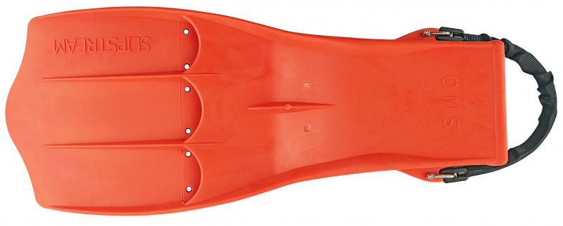 Длина ласты - 59см, ширина - 25см.