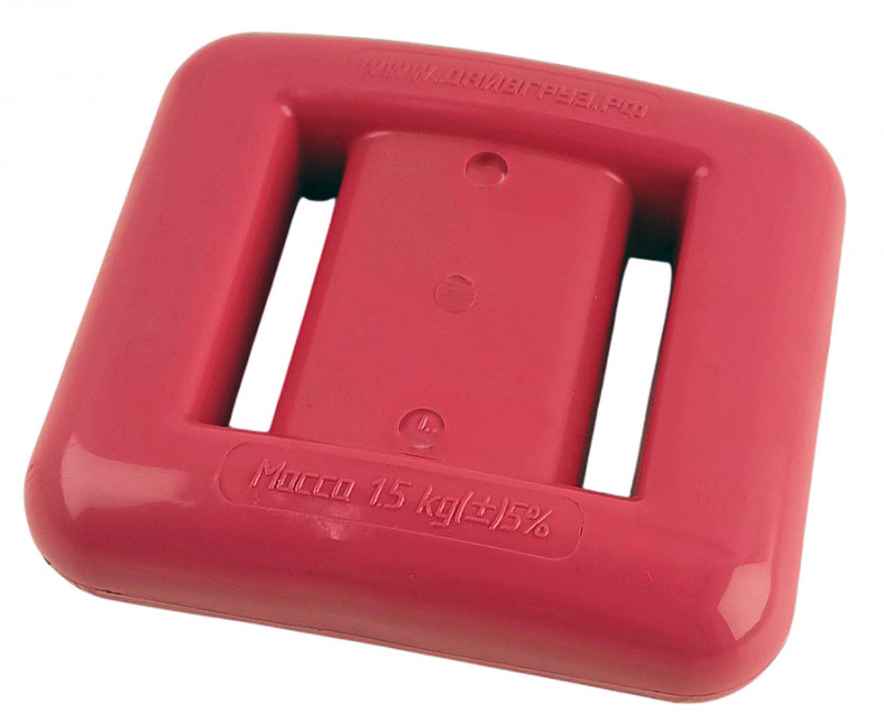 Внешний габарит груза - примерно 10х9х2.5смм. Вес около 1.5кг. Он чуть больше аналогов из-за толщины полимерного покрытия.