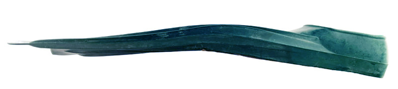 Угол наклона лопасти по отношению к калоше около 25 градусов немного нивелирует анатомическую негибкость стопы человека.