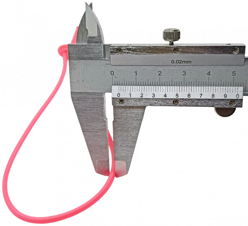 Реальный диаметр венгерки чуть менее 3мм.