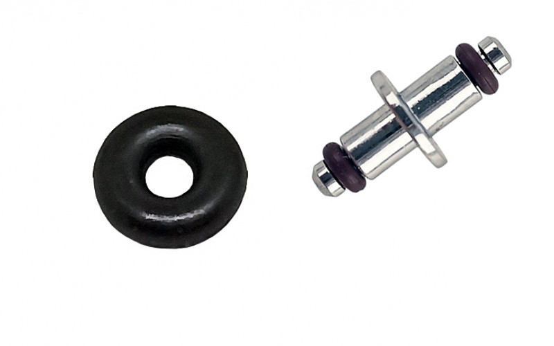 Оригинальный качественный О-ринг ниппеля для манометра подводного дыхательного автомата.