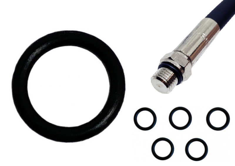 Оригинальные качественные О-ринги шланга манометра в сторону порта высокого давления (HP) регулятора. Продаются в комплекте из 5 штук, дабы всегда иметь под рукой замену.