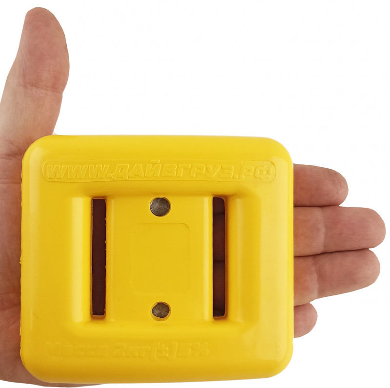 Профессиональный и очень приятный, как на вид, так и на ощупь, груз свинцовый обрезиненный.