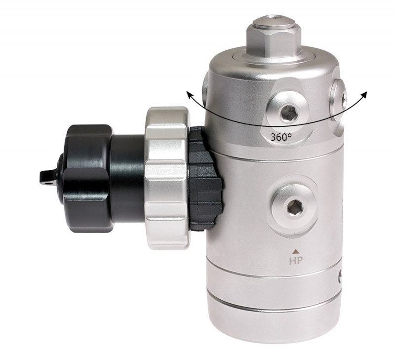 Поворотная на 360 градусов турель - еще одна приятная мелочь, добавляющая простоты и удобства при сборке комплекта.