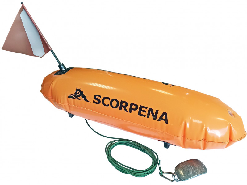 Буйреп предназначен для удобного соединения вашего сигнального буя на поверхности с экипировкой подводного охотника. Обычно в полный комплект входит: буй, буйреп, груз быстросъем для крепления на поясе подвоха.