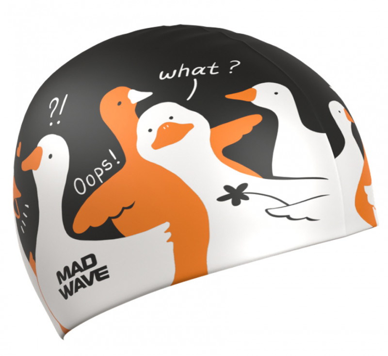 Изготовлена из высококачественного силикона. Он приятен на ощупь и практически не пропускает воду, не вызывает раздражения кожи (если, конечно, вы не тот самый крайне редкий случай аллергиков на силикон), поэтому шапочка идеально подходит для регулярных тренировок.