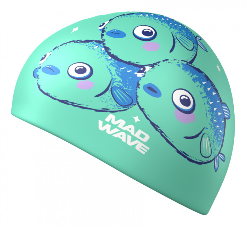 Шапка хорошо тянется, плотно облегает голову, не электризует и не тянет волосы, предотвращая их попадание в глаза и под детали очков или купальника. Универсальный размер шапочки подходит и взрослым, и детям.