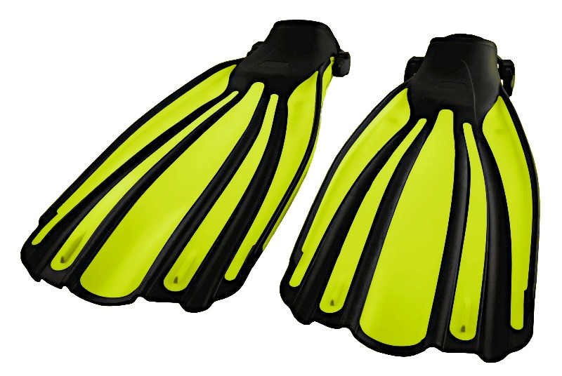 Ласты «AQUANTUM», желтые.