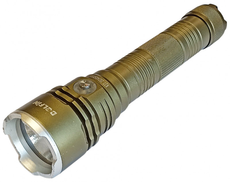 Бывший в употреблении фонарь «ДЕЛЬФИН R27» для ночного дайвинга, а также незаменимый инструмент для ночной подводной охоты, состояние хорошее.